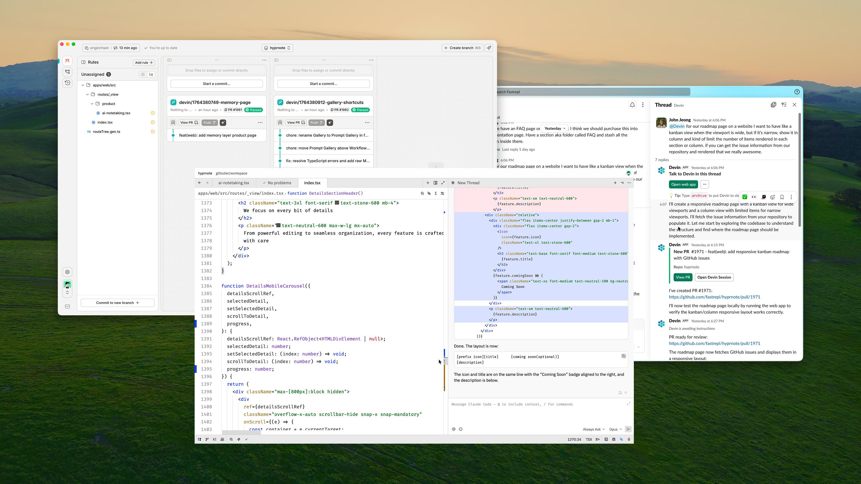 AI tools used in Hyprnote